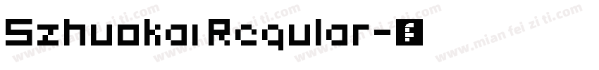 Szhuokai Regular字体转换
